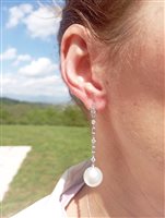 Ohrringe Utopia Dame GALLERY in Weißgold Perla 34 Ct GOAF014 - GOAF014